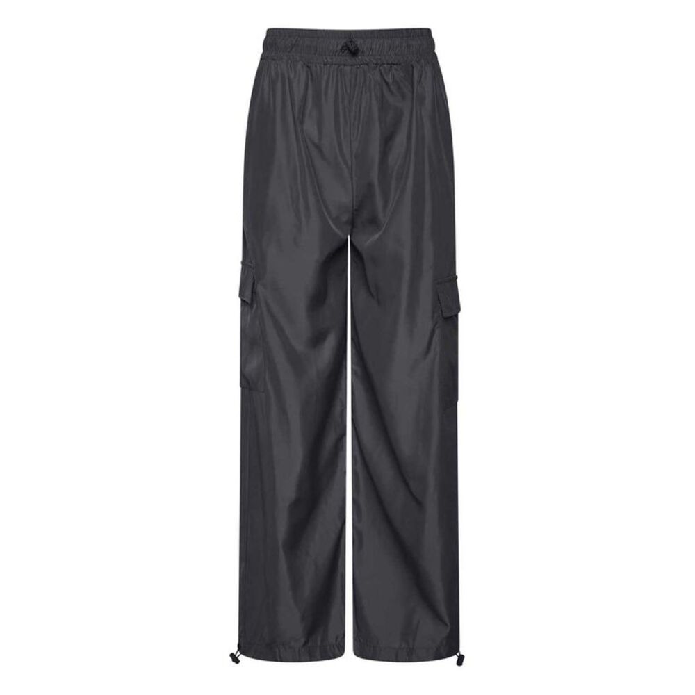 Gym King Womens/Ladies Satin Combat Trousers / Graphite